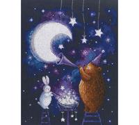 Kit de point de croix compté RTO "Les miracles arrivent", 23x29cm