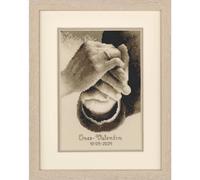 Kit de point de croix compté Vervaco "Photo de mariage", 17x23cm