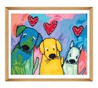 Kit de Point de Croix Comptée - Les Trois Amigos - 40,5 x 32 cm - Trimits(...) - Multicolore Multicolore G