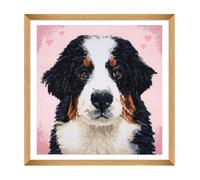 Kit De Point De Croix Comptée ¿ Woof ¿ 36 X 36 Cm - Trimits Taille : 36 X 36 Cm. Color : Multicolore