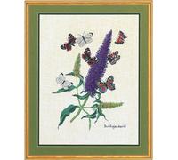 Kit de point de croix Eva Rosenstand "Plante-papillon", 40x50cm