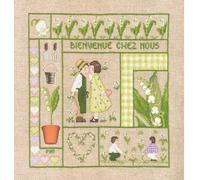 Kit de point de croix Le Bonheur des Dames "Welcome to May", 21x23cm