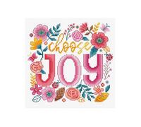 Kit de point de croix LetiStitch - Choisis la joie