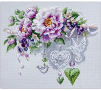 Kit de point de croix Magic Needle "Floral Decor", 27x23cm