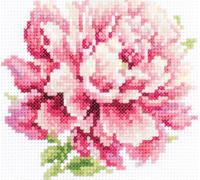 Kit de point de croix Magic Needle Zweigart Edition "Pivoine", 11x11cm