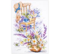 Kit de point de croix Magic Needle Zweigart Edition "Week-end au village", 18x28cm