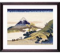 Kit de point de croix Olympus "Inume Pass in the Kai Province of Katsushika Hokusai", 29.5x37cm, Original du Japon