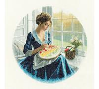 Kit de point de croix patrimoine "Annabel (A)", JLAN1762, 26,5x26,5cm