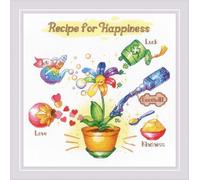 Kit de point de croix Riolis "Recette du bonheur" 30x30cm