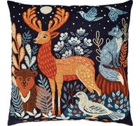 Kit de point de croix RTO coussin "Quand la nuit tombe", 40x40cm