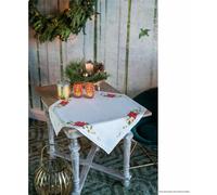 Kit de point de croix Vervaco "Fleurs de Noël", compté