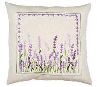 Kit de point de satin estampillé Vervaco, page de garde du coussin "Lavande", 40