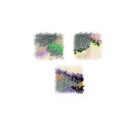 Kit de Point Noué Hooki Hooki - 3 Tableaux en Marbre de Rico Design : L'Élégance du Marbre Fait Main(...) - Blanc Blanc G