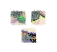 Kit De Point Noué Hooki Hooki ¿ 3 Tableaux En Marbre De Rico Design : L'élégance Du Marbre Fait Main Blanc