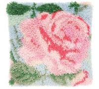 Kit de Point Noué Hooki Hooki - Coussin Rose de Rico Design : Élégance et Douceur pour Votre Intérieur(...) - Blanc Blanc