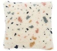 Kit de Point Noué Hooki Hooki - Coussin Terrazzo de Rico Design : L'Élégance Artisanale pour Votre Intérieur(...) - Blanc Blanc G