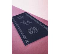 Kit de point Sashiko estampillé Olympus "Chemin de table", 30x70cm, Original du