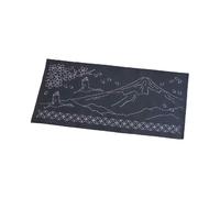 Kit de point Sashiko estampillé Olympus "Chemin de table", 35x75cm, Original du