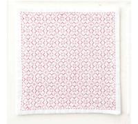 olympus Thread Hitomezashi Sashiko Kit de broderie mouchoir en tissu imprimé Motif fleurs de cerisier Multicolore
