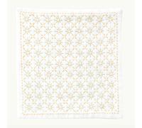 Kit de point Sashiko Hitomezashi estampillé Olympus "Mouchoir iine Ananas", 20x2
