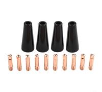 Kit de pointes de soudage sans gaz pour MIG, buse de 0 9 mm et embouts en cuivre pour équipement de soudage 14AK et 15AK