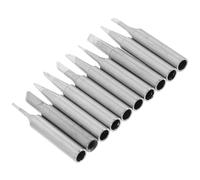 Kit de Pointes de Soudure sans Plomb, Cuivre Argenté | 10 Formes et Tailles Variées, Surface Lisse et Précision Usinée, Transfert Thermique Amélioré, Tenue D'étain