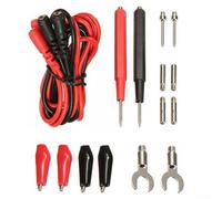 Kit de pointes de test multimètre 93 cm en silicone contact doré