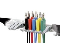Kit de pointes [fiche à barre 4 mm - Fiche à barre 4 mm] 1 m Noir Rouge Bleu Jaune Vert SKS Hirschmann PMS
