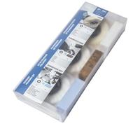 Kit de polissage avec 6 roues en tissu et feutre, écrou M14, idéal pour polir les surfaces et éliminer les imperfections.