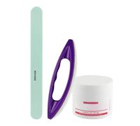 Kit De Polissage De Manucure - Lime À Vernis À Ongles, Machine À Polir Pour Manucure Et Pédicure 3 Pièces/ensemble D'outils De Soin Des Ongles Pour Salon De Pédicure Professionnel M-anicure