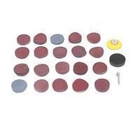 Kit de Polissage de Papier de Verre floqué de 203 Pièces de 50 Mm avec Disque de Meulage, Excellent Revêtement, pour le Nettoyage et le Polissage des Coins, Largement utilisé