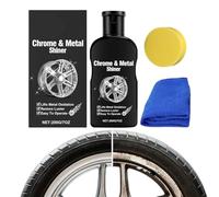 Kit de polissage de roue - Kit de polissage brillant pour véhicule - Entretien de voiture, pour meubles automobiles, frein de cuisine, salle de bain, jante, garage