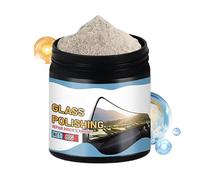 Kit de polissage de verre, composé de polissage pour enlever les rayures de verre avec applicateur éponge 80 g, formule de restauration rapide, kit de réparation de polissage pour phares de voiture