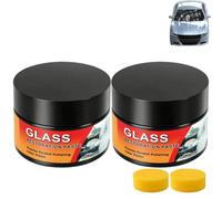 Kit De Polissage De Verre,Enlever Rayure Profonde Verre,Kit Polissages，2PC | Poudre De Polissage Voiture Rayure,Kit Polissage Phare Voiture,Efface Rayure Profonde Voitures,Pour Nettoyage En Profondeur