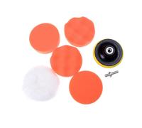 Kit De Polissage De Voiture 4 ", Tampon De Polissage, Tampon De Polissage, Tampon De Polissage, Kit De Roue Éponge, 7 Pièces