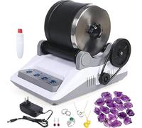Kit De Polissage électrique Pour Pierres Précieuses, Jouet De Polissage Pour Pierres, Broyeur De Pierres Amovible Avec Minuterie, Kit Complet De Polissage Pour Pierres Précieuses, Outils De Bricolage