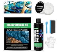 Kit de polissage en résine époxy, composé de polissage en résine époxy pour comptoir de table, spécialement formulé pour les finitions brillantes pour rayer, poncer et surfaces