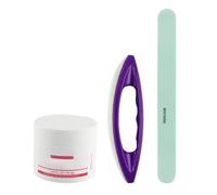 Kit de polissage et brillance des ongles : polisseuse professionnelle pour ongles naturels | Polisseuse professionnelle de deux semaines pour manucure, salon de cuticules, maison, femmes débutantes