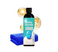Kit de polissage pour boules de bowling, 100 ml, pour enlever les taches en profondeur avec serviette, set de polissage pour boules de bowling, pour tournois de terrain, entraînement, centre de