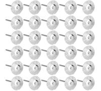 Kit de polissage pour outils rotatifs - PZCC - 30 pièces - Compatibles Dremel - Brosses métalliques
