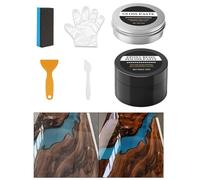Kit De Polissage Pour Résine Époxy - Pâte À Polir Pour Résine Époxy, Restaure Un Brillant Intense Pour Artistes Décorations De Table Maquettes Débutants Et Passionnés De Loisirs Créatifs