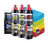 Kit de Polissage pour Voiture : Heavy Cut Compound 1000 + Medium Cut Compound 2500 + Super Finish Plus 3800