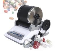 Kit de polisseuse à roche professionnel, polisseuse à pierre amovible à faire soi-même avec boutons de minuterie, broyeur de pierres précieuses électriques avec pierres brutes, polisseuse de pierres