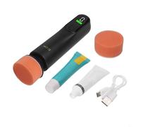 Kit de polisseuse de voiture sans fil avec 3 vitesses, batterie 2000 mAh pour réparation de rayures, retrait de film d'huile sur le pare-brise, le verre, le sol et les meubles