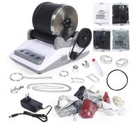 Kit de Polisseuse Professionnel pour Pierres Précieuses avec Boutons de Minuterie de 7 Jours, Meuleuse Électrique Détachable