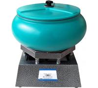 Kit de polisseuse vibrante - Capacité de 1,4 kg avec support et polissage, machine de polissage pour bijoux en métal pour roches, coquillages, impressions 3D et petites pièces, fonctionnement