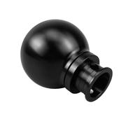 Kit De Pommeau De Levier De Vitesse en Aluminium M10 × 1,5 pour Civic 2002-2022 Accessoire De Remplacement pour Intérieur De Voiture Levier Vitesse(Black)