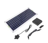 Kit de pompe à eau solaire, 30 W, panneau solaire en polysilicium Kit de pompe de fontaine pour fontaines alimentées par le soleil, étangs, jardins hydroponiques