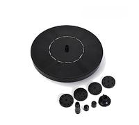 Kit de pompe à eau solaire bricolage 5-1W avec 9-6 buses fontaines de bain d'oiseaux solaires for piscine de jardin extérieur fontaine à énergie solaire(1W 7V 13cm)