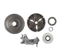 Kit de pompe à huile tambour d'embrayage et pignon pour tronçonneuse chinoise modèles 4500 et 5200